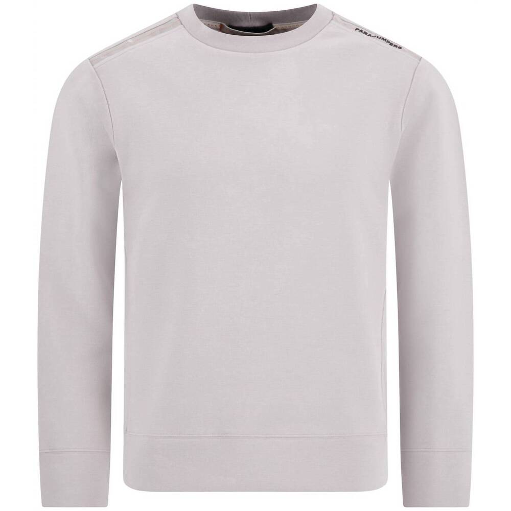 NEW PARAJUMPERS men's howard sweater in chateau grey